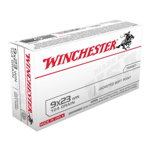 winchester 9x23mm winchester 124gr jsp handgun ammo 50 rounds 1752710 1