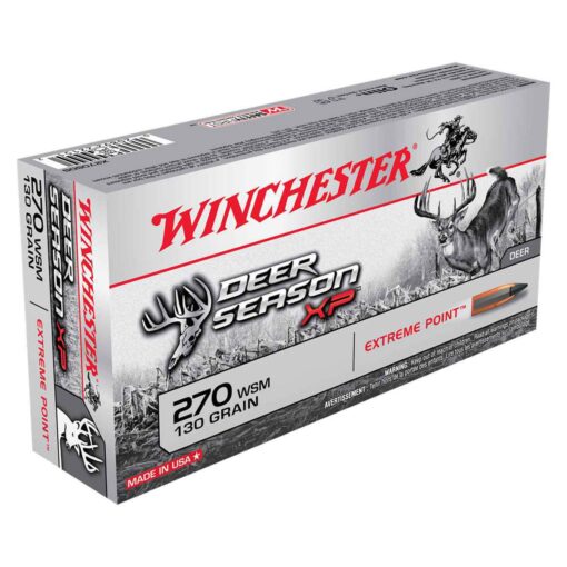 winchester deer season xp 270 wsm winchester short mag 130gr xp rifle ammo 20 rounds 1406975 1