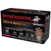 winchester defender 12 gauge 2 34in 00 buck 9 pellet buckshot shotshells 10 rounds 1692755 1