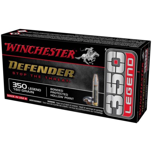 winchester defender 350 legend 160gr bphp rifle ammo 20 rounds 1687911 1