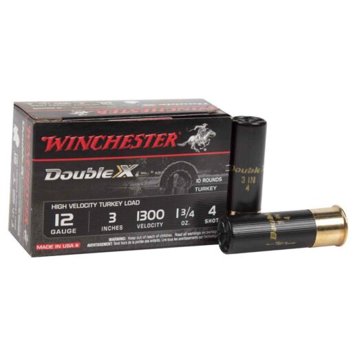 winchester double x high velocity 12 gauge 3in 4 1 34oz turkey shotshells 10 rounds 310524 1