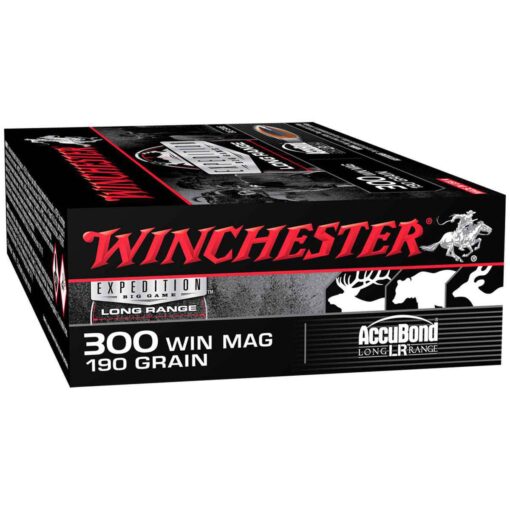 winchester expedition big game long range 300 winchester magnum 190gr accubond rifle ammo 20 rounds 1542689 1