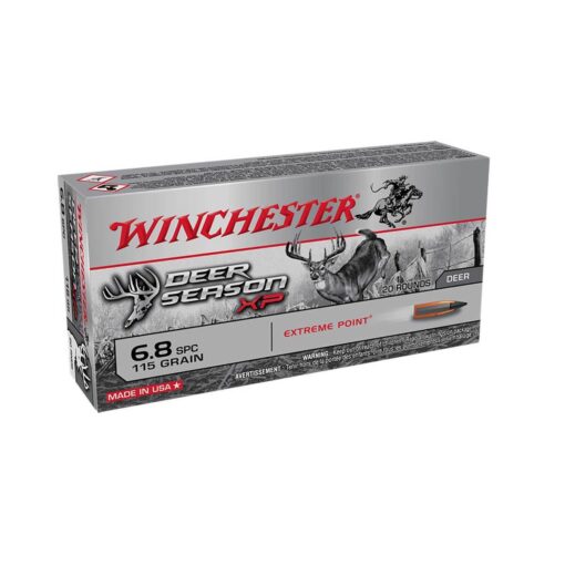 winchester extreme point 68 spc 115gr tipped fmj rifle ammo 20 rounds 1687922 1