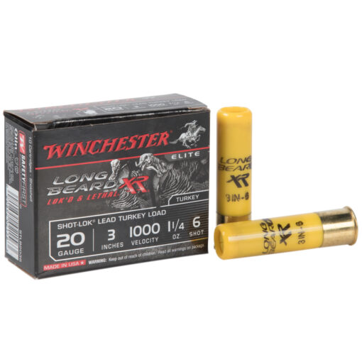 winchester long beard xr 20 gauge 3 1 14 oz turkey shotshells 10 rounds 1471893 1