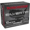 winchester silvertip 10mm auto 175gr jhp handgun ammo 20 rounds 1638150 1