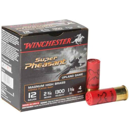 winchester super pheasant 12 gauge 2 34in 6 1 38oz upland shotshells 25 rounds 1008544 1