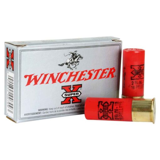 winchester super x 12 gauge 2 34in 1 buck buckshot shotshells 5 rounds 1292998 1