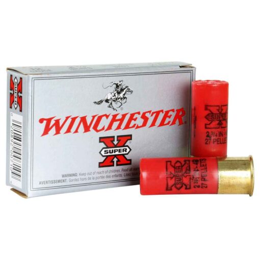 winchester super x 12 gauge 2 34in 4 buck buckshot shotshells 5 rounds 1292999 1