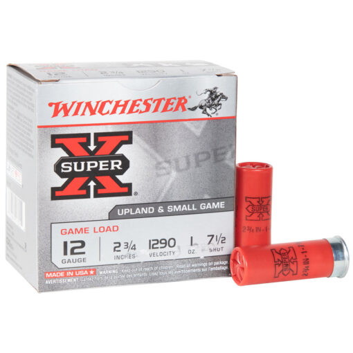 winchester super x 12ga 2 34in 75 shot 1oz shot shell 25 rounds 314327 1