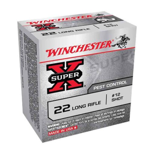 winchester super x 22 long rifle 12 shot rimfire shotshell ammo 50 rounds 307697 1