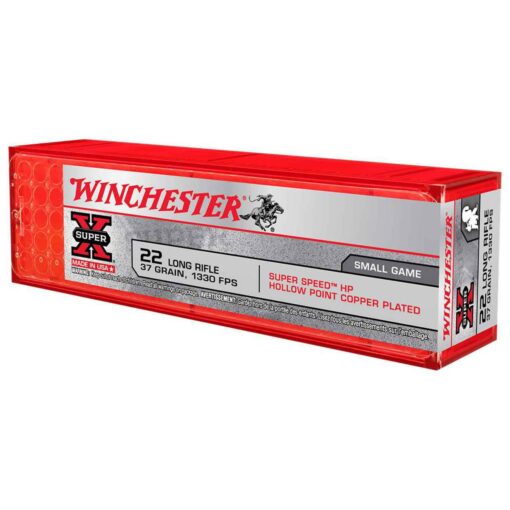 winchester super x 22 long rifle 37gr hp rimfire ammo 50 rounds 1188374 1