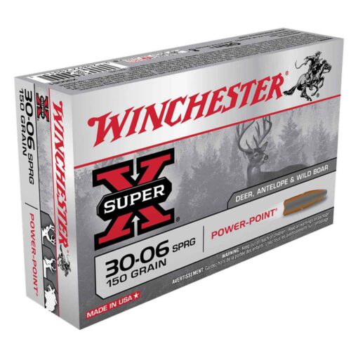 winchester super x 30 06 springfield 150gr pp rifle ammo 20 rounds 307761 1