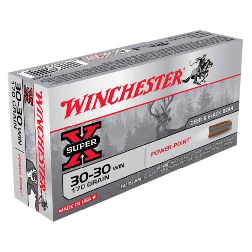 winchester super x 30 30 winchester 170gr pp rifle ammo 20 rounds 307784 1