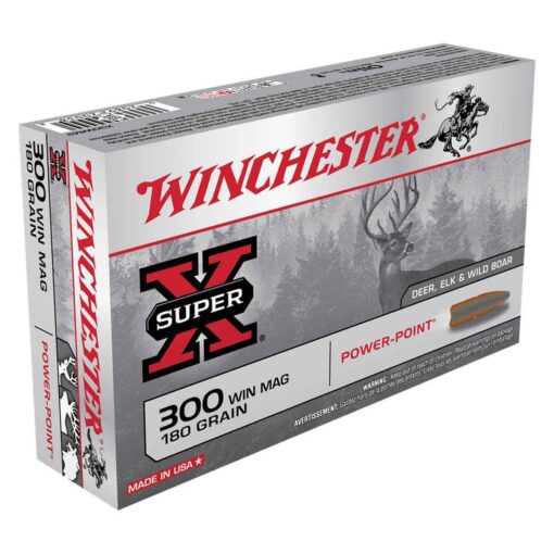 winchester super x 300 winchester magnum 180gr pp rifle ammo 20 rounds 307818 1