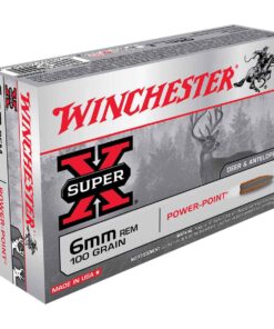 winchester super x 6mm remington 100gr pp rifle ammo 20 rounds 303433 1