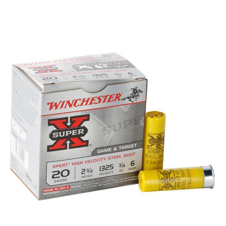 Winchester Super-X Xpert 20 Gauge 2-3/4in 3/4oz Game And Target Steel ...